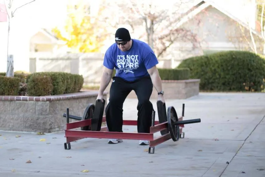 Rickshaw Deadlift exercise