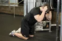 Rope Crunch exercise
