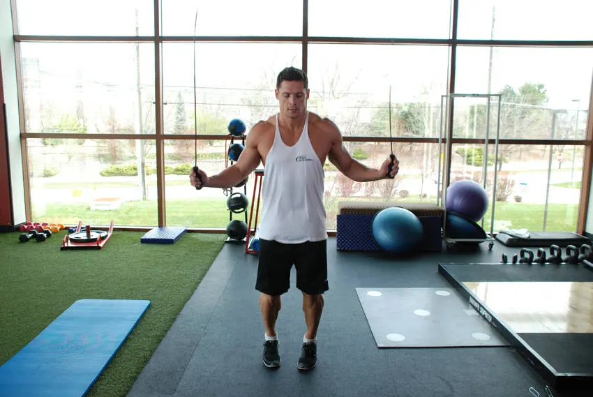 Rope Jumping — starting position