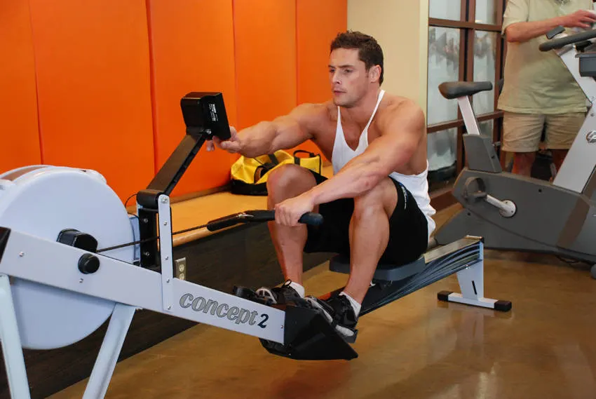 Rowing, Stationary exercise