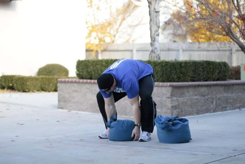 Sandbag Load exercise