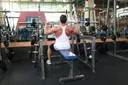 Seated Barbell Military Press exercise