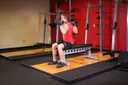 Seated Barbell Twist exercise