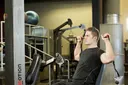 Seated Cable Shoulder Press exercise