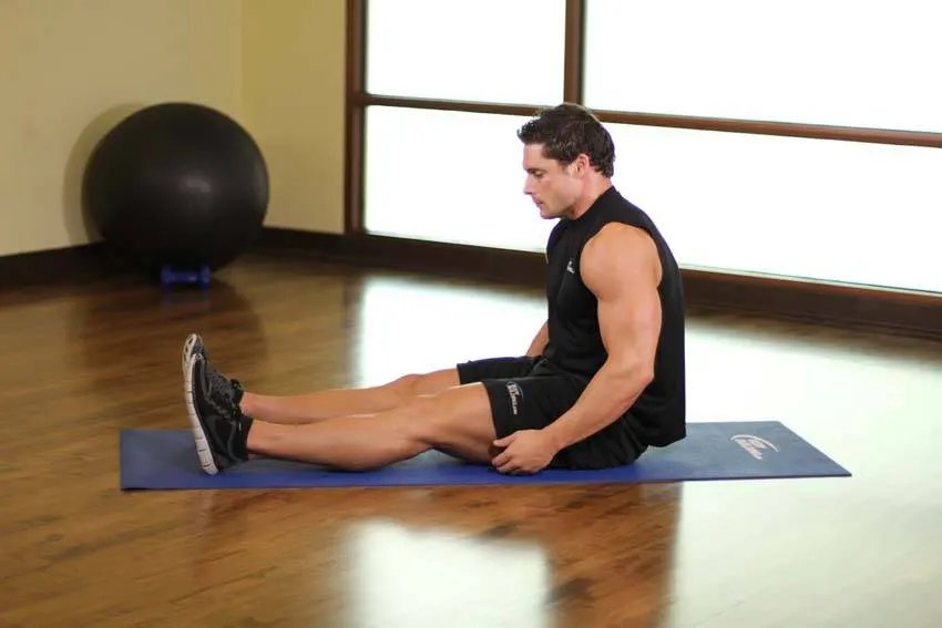 Seated Calf Stretch exercise