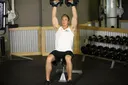 Seated Dumbbell Press exercise