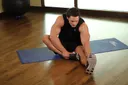 Seated Floor Hamstring Stretch exercise