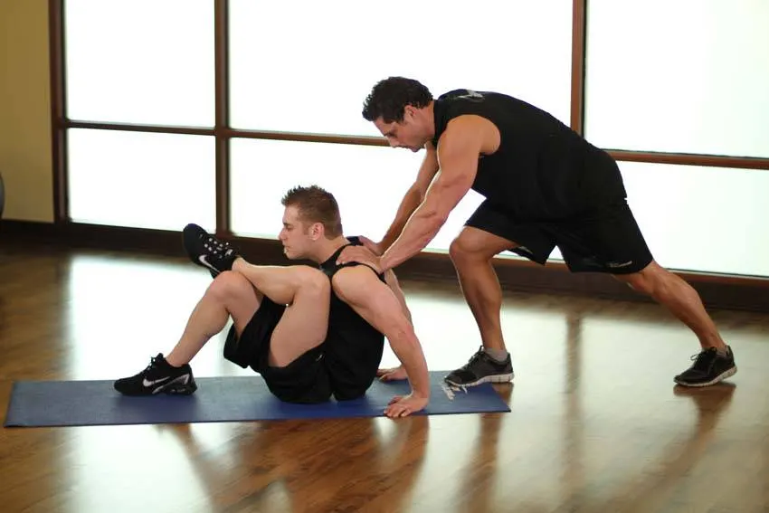 Seated Glute — end position
