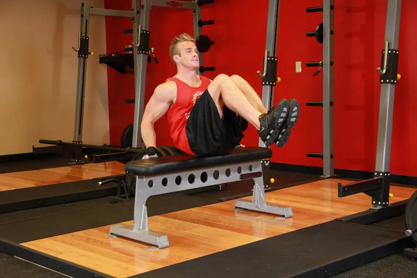 Seated Leg Tucks exercise