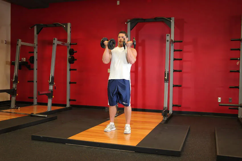 See-Saw Press (Alternating Side Press) — starting position
