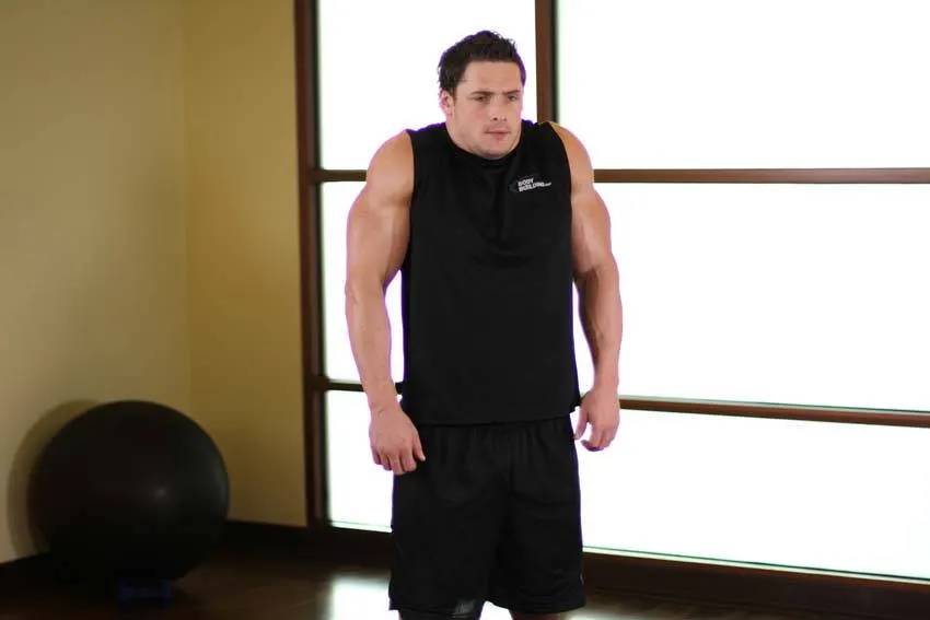 Shoulder Raise — end position