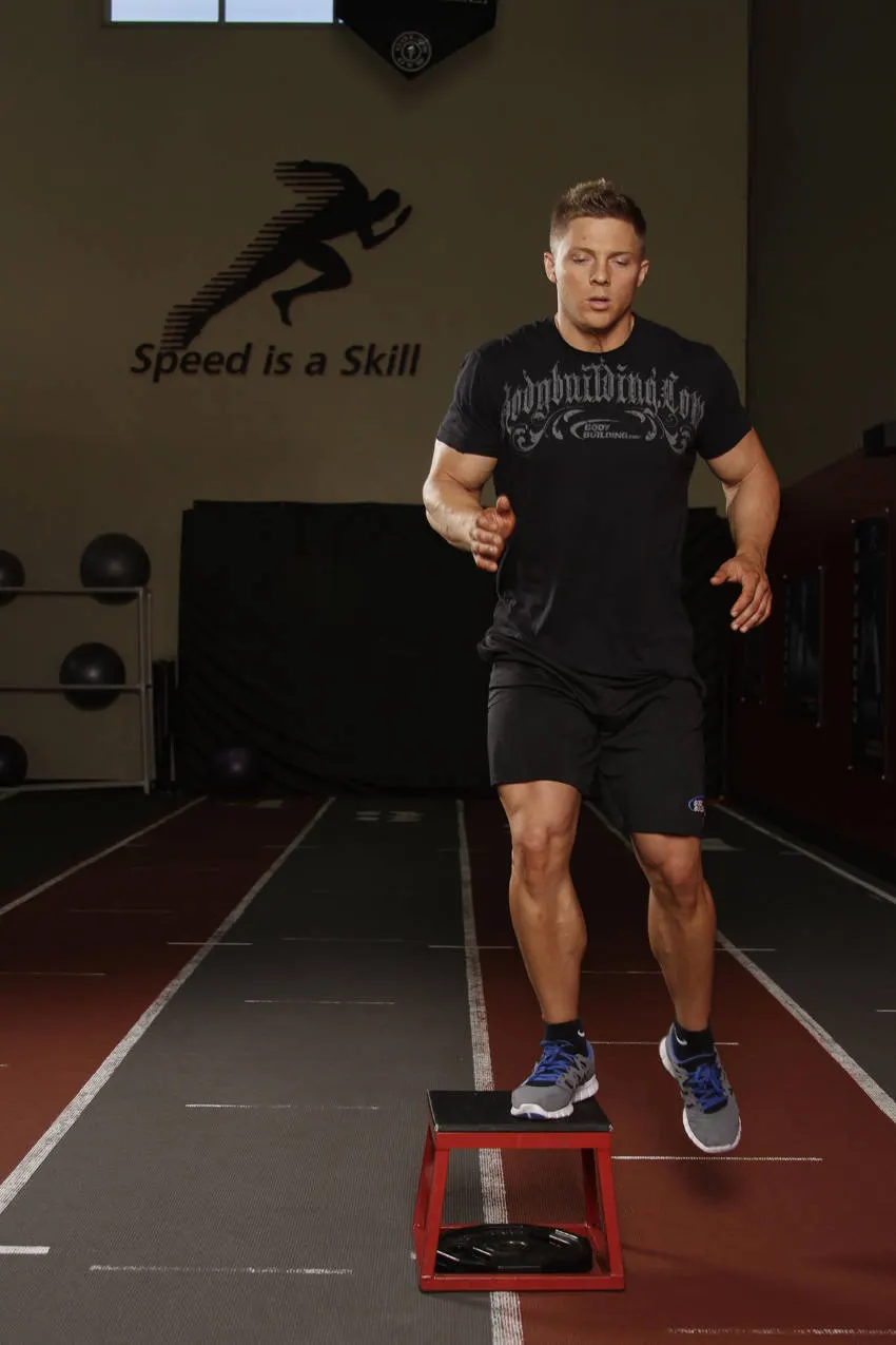 Side to Side Box Shuffle — end position