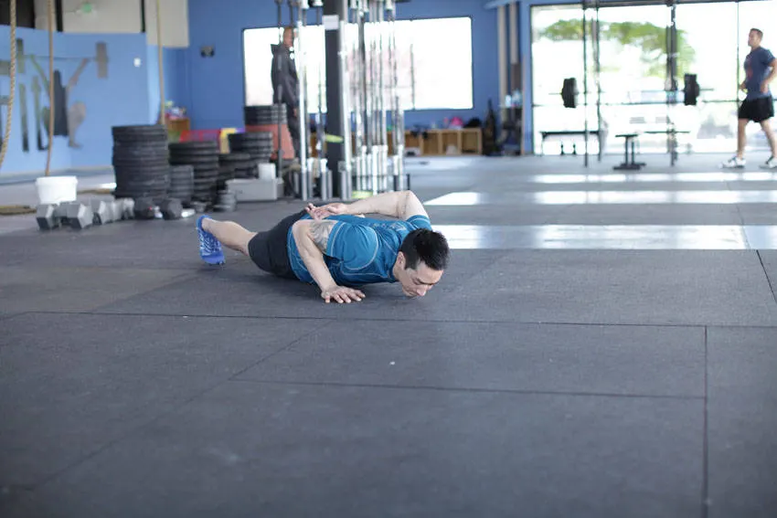 Single-Arm Push-Up exercise