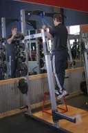 Single-Leg High Box Squat exercise