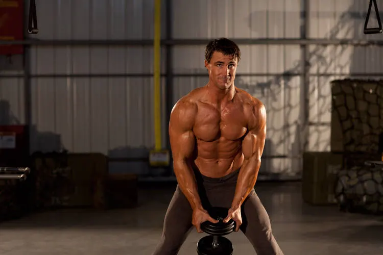 Single Dumbbell Raise — starting position