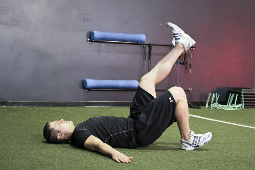 Single Leg Glute Bridge exercise