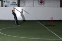 Sled Overhead Backward Walk exercise
