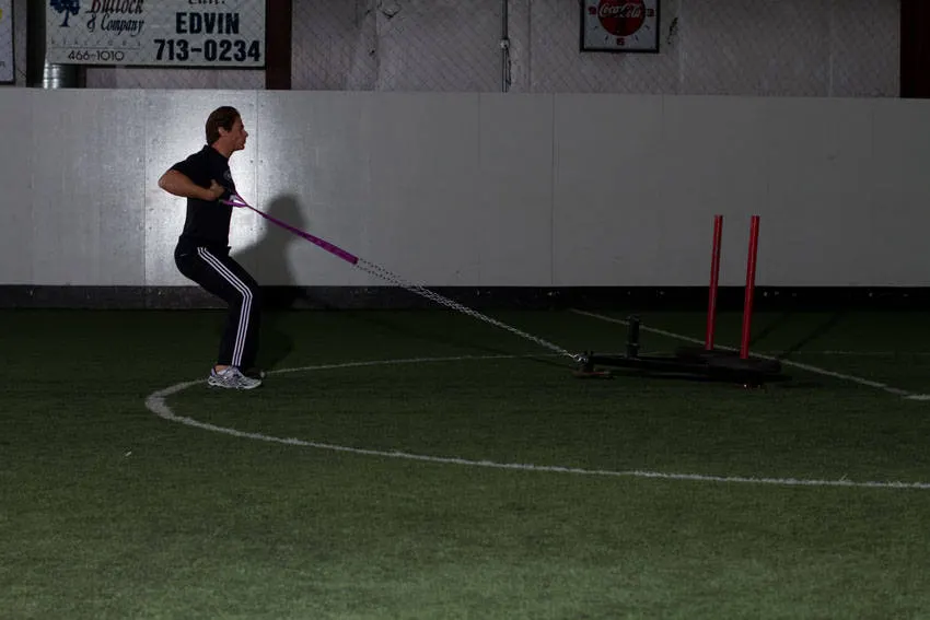 Sled Row — end position