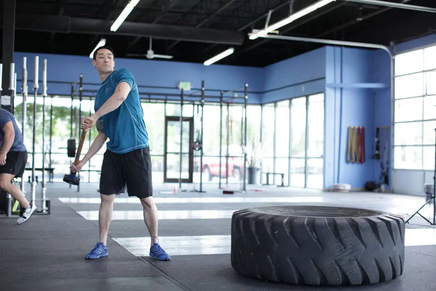 Sledgehammer Swings exercise