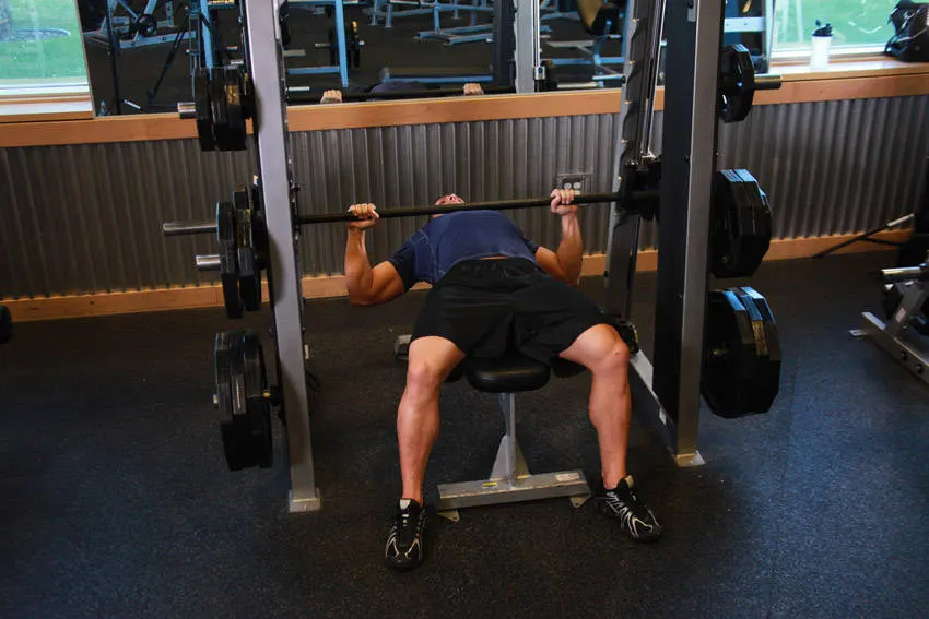 Smith Machine Bench Press exercise