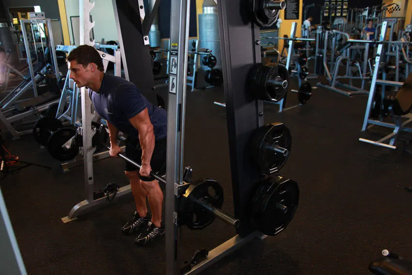Smith Machine Bent Over Row exercise