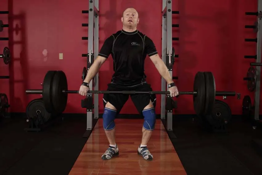 Snatch Pull — end position