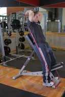 Speed Band Overhead Triceps exercise