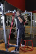 Speed Box Squat exercise