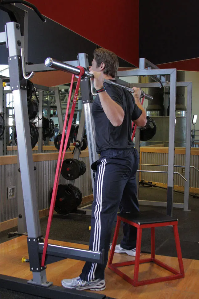 Speed Box Squat — starting position