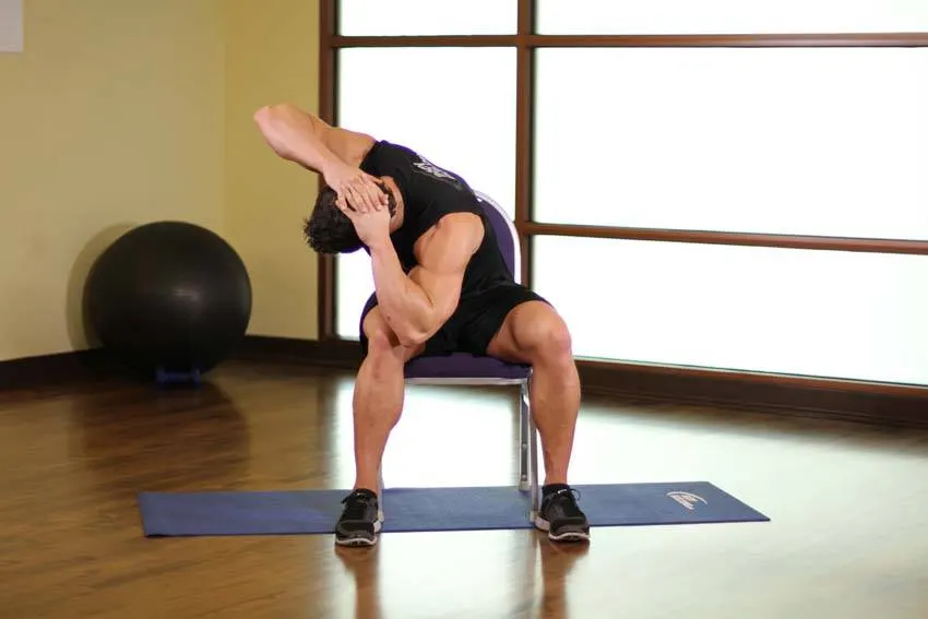 Spinal Stretch — end position