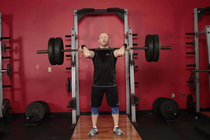 Split Jerk — starting position