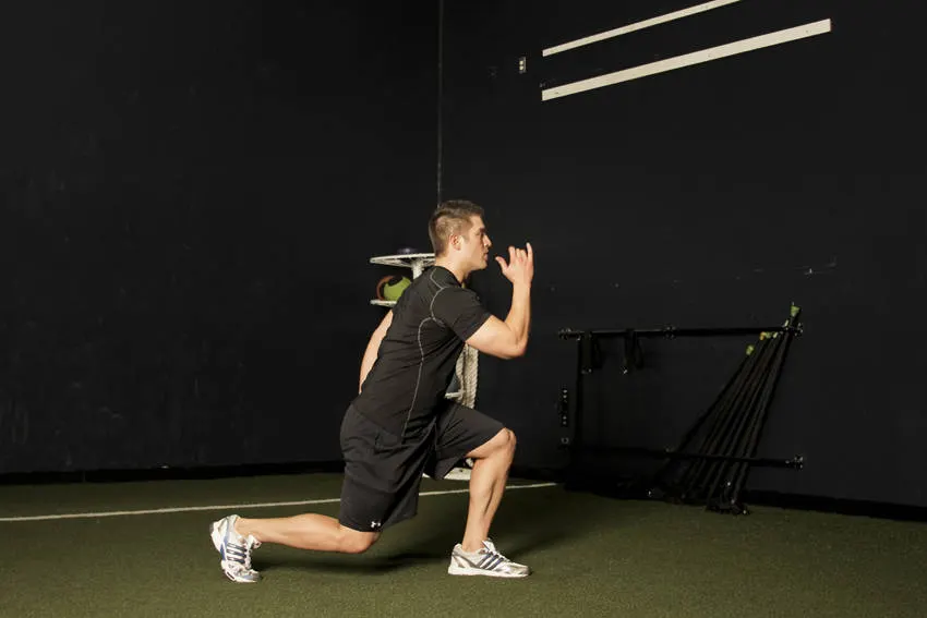 Split Jump — starting position