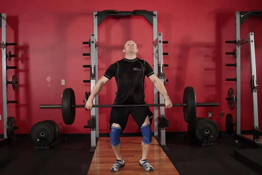 Split Snatch — end position