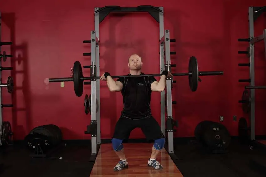 Squat Jerk — end position