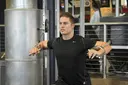 Standing Cable Chest Press exercise
