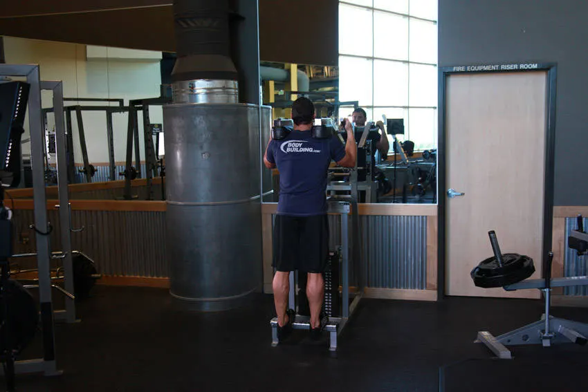 Standing Calf Raises exercise