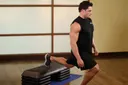 Standing Elevated Quad Stretch exercise