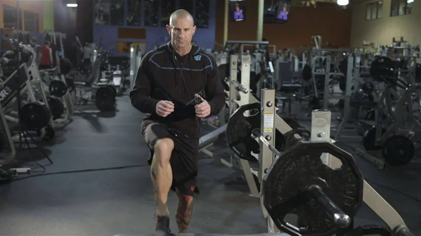 Step-up with Knee Raise exercise