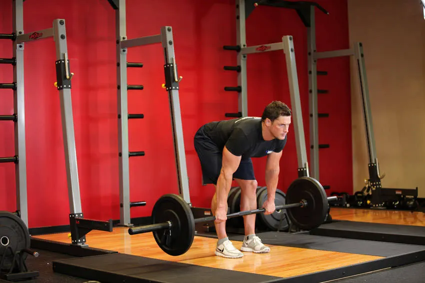 Stiff-Legged Barbell Deadlift exercise