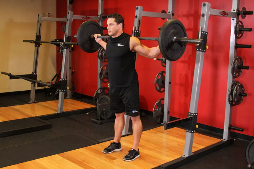 Stiff Leg Barbell Good Morning exercise