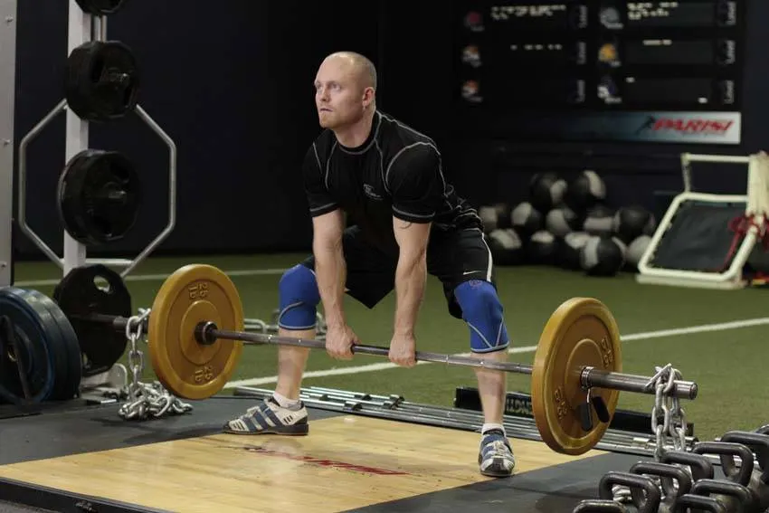 Sumo Deadlift with Chains exercise