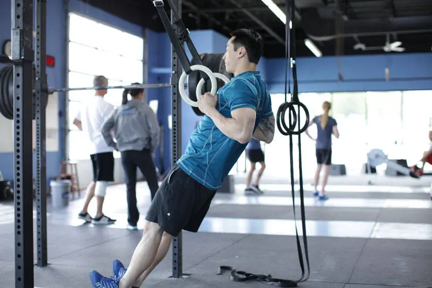 Suspended Row — end position