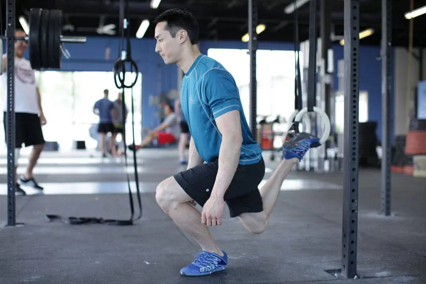 Suspended Split Squat — end position