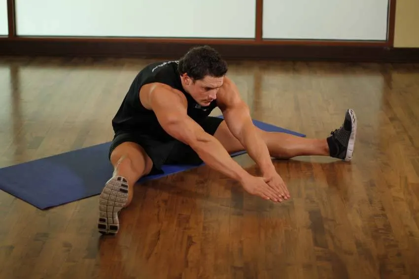 The Straddle — end position