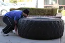 Tire Flip exercise