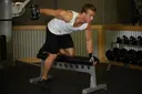 Tricep Dumbbell Kickback exercise