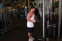 Triceps Pushdown - V-Bar Attachment exercise