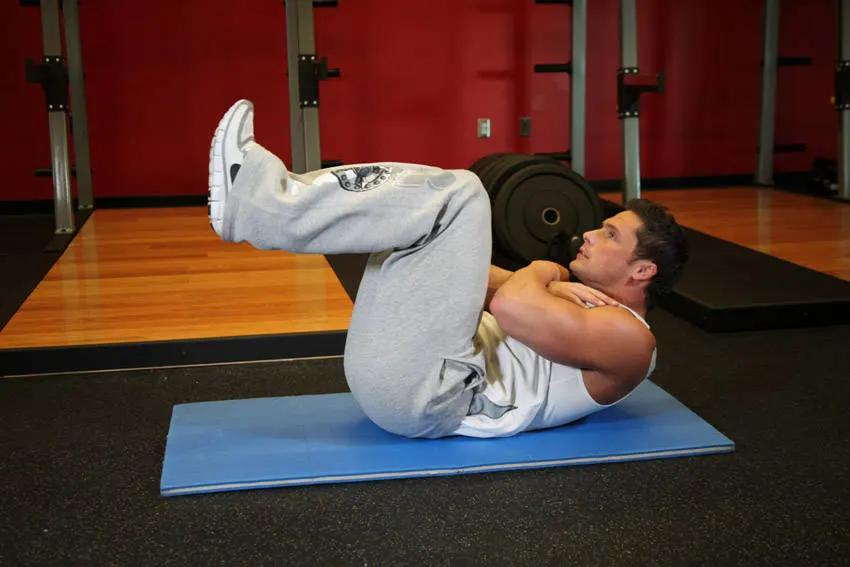 Tuck Crunch exercise