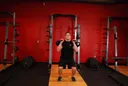Two-Arm Kettlebell Jerk exercise