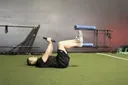 Weighted Crunches exercise